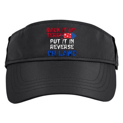 Back Up Terry 4th Of July For Men Adult Drive Performance Visor