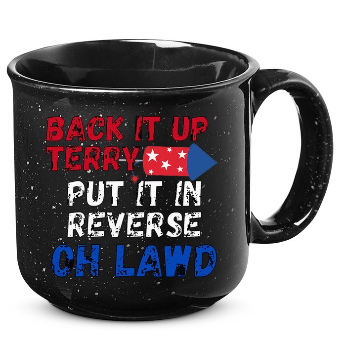Back Up Terry 4th Of July For Men 15oz Campfire Ceramic Mug