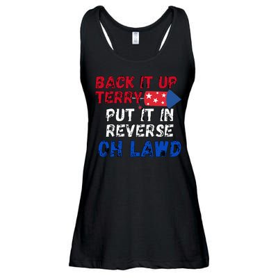 Back Up Terry 4th Of July For Men Ladies Essential Flowy Tank