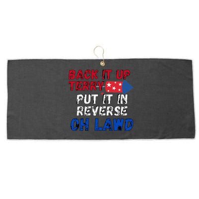 Back Up Terry 4th Of July For Men Large Microfiber Waffle Golf Towel