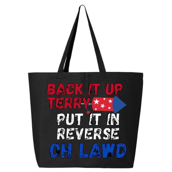 Back Up Terry 4th Of July For Men 25L Jumbo Tote