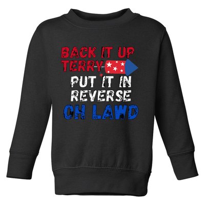 Back Up Terry 4th Of July For Men Toddler Sweatshirt