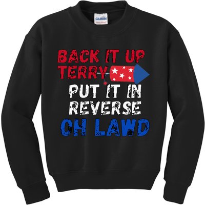 Back Up Terry 4th Of July For Men Kids Sweatshirt