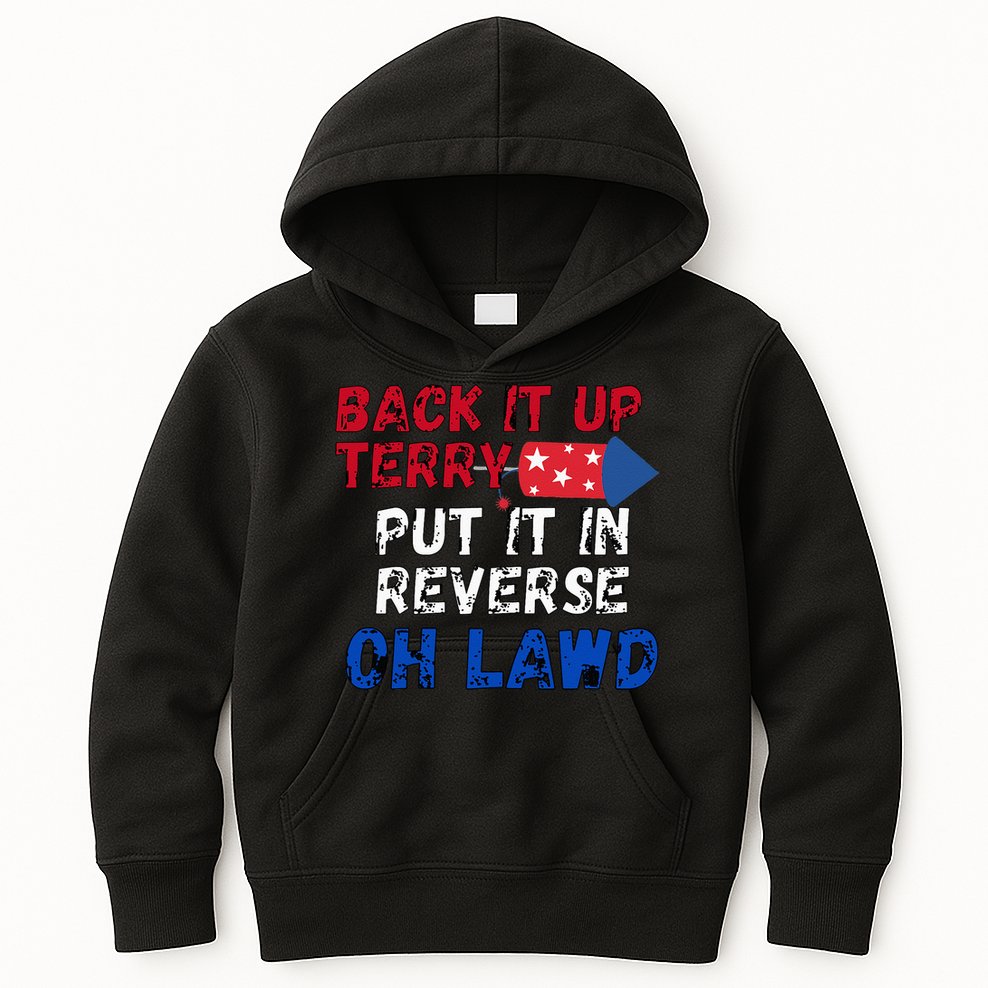 Back Up Terry 4th Of July For Men Kids Hoodie