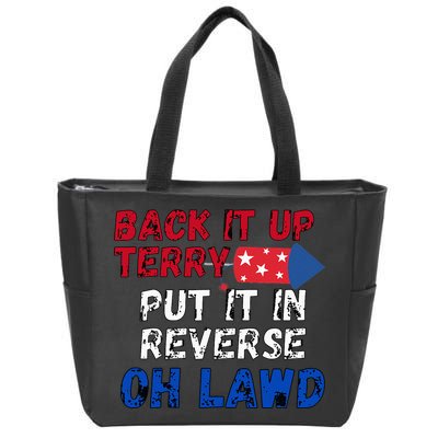 Back Up Terry 4th Of July For Men Zip Tote Bag