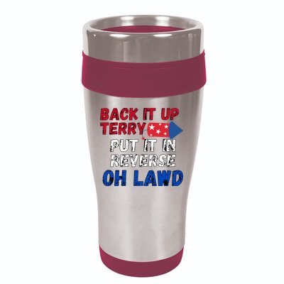 Back Up Terry 4th Of July For Men 16oz Travel Tumbler