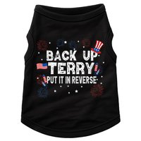 Back Up Terry Put It In Reverse Funny 4th Of July Doggie Tank