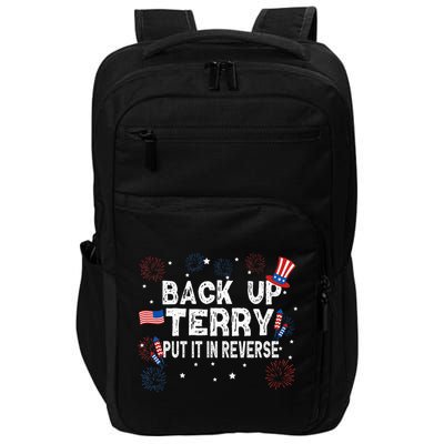 Back Up Terry Put It In Reverse Funny 4th Of July Impact Tech Backpack