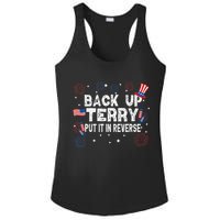 Back Up Terry Put It In Reverse Funny 4th Of July Ladies PosiCharge Competitor Racerback Tank