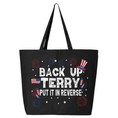 Back Up Terry Put It In Reverse Funny 4th Of July 25L Jumbo Tote