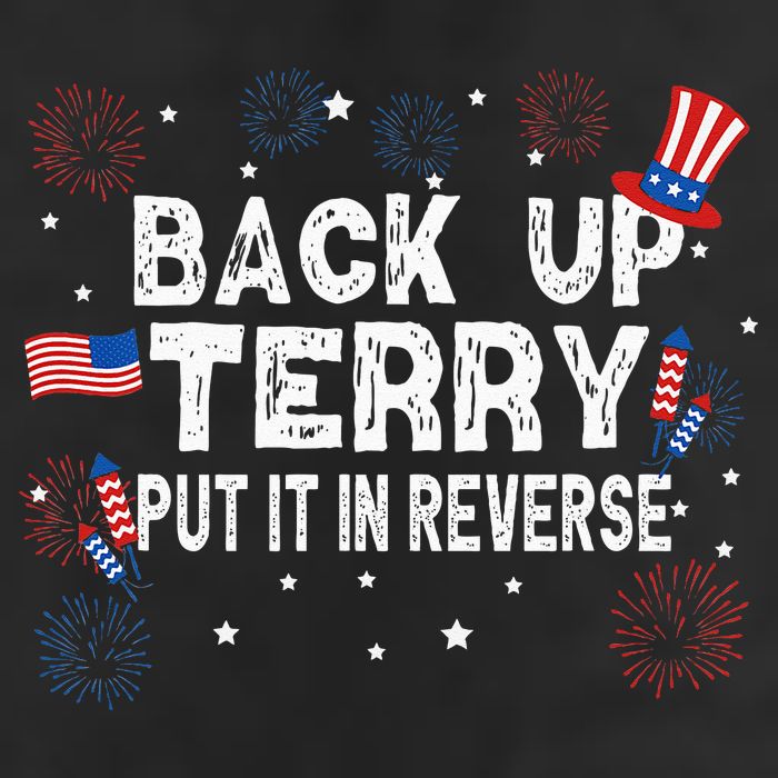 Back Up Terry Put It In Reverse Funny 4th Of July 25L Jumbo Tote