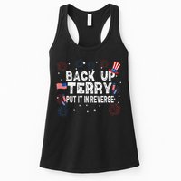 Back Up Terry Put It In Reverse Funny 4th Of July Womens Tank Top