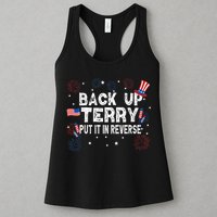 Back Up Terry Put It In Reverse Funny 4th Of July Womens Tank Top