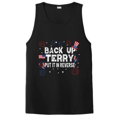 Back Up Terry Put It In Reverse Funny 4th Of July PosiCharge Competitor Tank