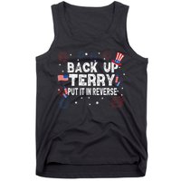 Back Up Terry Put It In Reverse Funny 4th Of July Tank Top