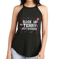 Back Up Terry Put It In Reverse Funny 4th Of July Women's Perfect Tri Rocker Tank