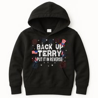 Back Up Terry Put It In Reverse Funny 4th Of July Kids Hoodie