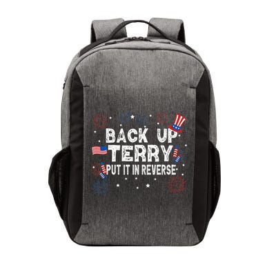 Back Up Terry Put It In Reverse Funny 4th Of July Vector Backpack