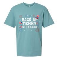 Back Up Terry Put It In Reverse Funny 4th Of July Sueded Cloud Jersey T-Shirt