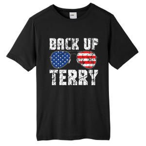 Back Up Terry American Flag USA 4th Of July Sunglasses Tall Fusion ChromaSoft Performance T-Shirt