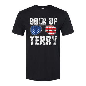 Back Up Terry American Flag USA 4th Of July Sunglasses Softstyle CVC T-Shirt