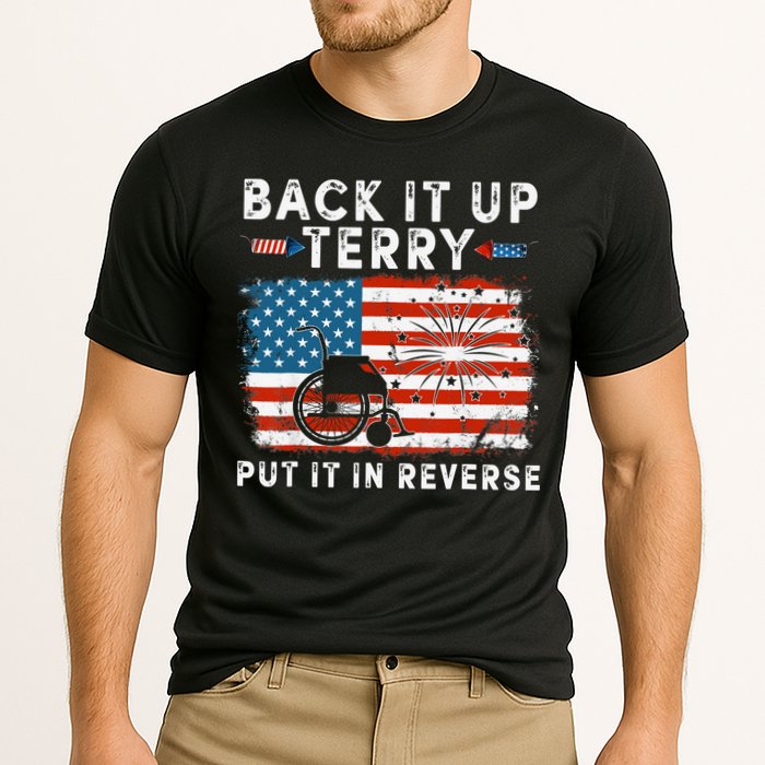 Back Up Terry Put It In Reverse Firework Funny 4th Of July Performance Shirt