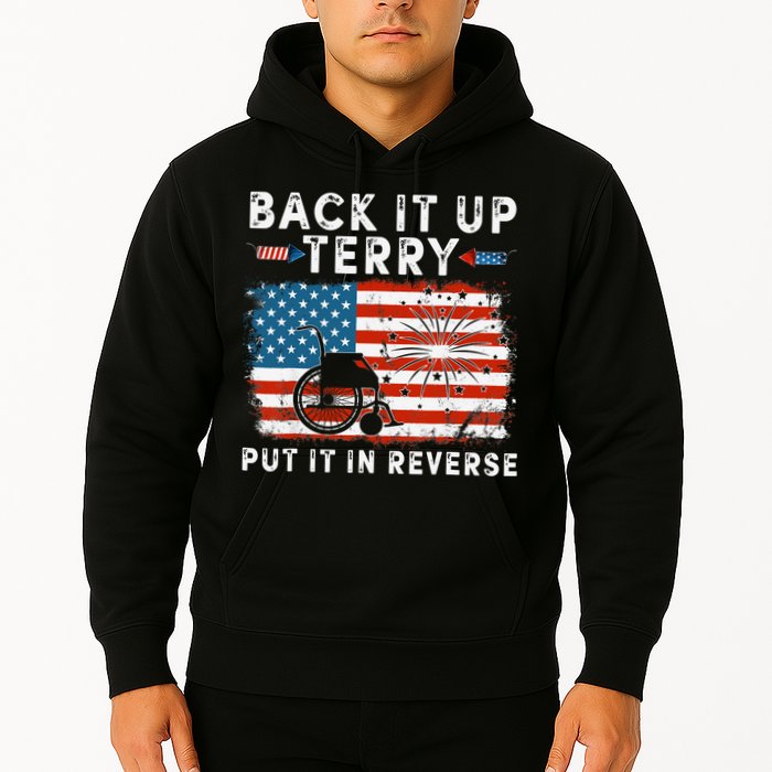 Back Up Terry Put It In Reverse Firework Funny 4th Of July Hoodie