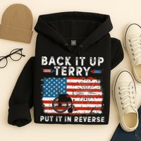 Back Up Terry Put It In Reverse Firework Funny 4th Of July Hoodie