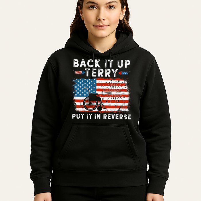 Back Up Terry Put It In Reverse Firework Funny 4th Of July Hoodie