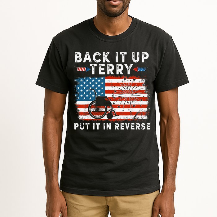 Back Up Terry Put It In Reverse Firework Funny 4th Of July Tall T-Shirt
