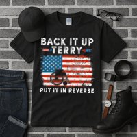 Back Up Terry Put It In Reverse Firework Funny 4th Of July Tall T-Shirt