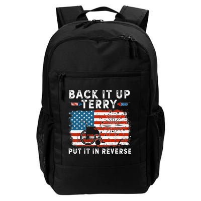 Back Up Terry Put It In Reverse Firework Funny 4th Of July Backpack
