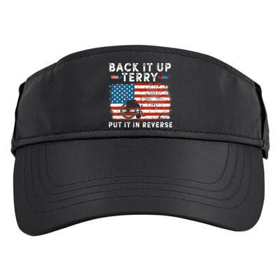 Back Up Terry Put It In Reverse Firework Funny 4th Of July Adult Drive Performance Visor