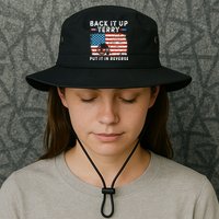 Back Up Terry Put It In Reverse Firework Funny 4th Of July Bucket Hat