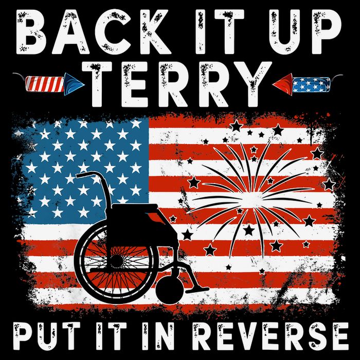 Back Up Terry Put It In Reverse Firework Funny 4th Of July Bucket Hat