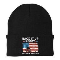 Back Up Terry Put It In Reverse Firework Funny 4th Of July Beanie