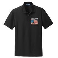 Back Up Terry Put It In Reverse Firework Funny 4th Of July Dry Zone Grid Polo