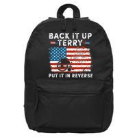 Back Up Terry Put It In Reverse Firework Funny 4th Of July 16 in Basic Backpack