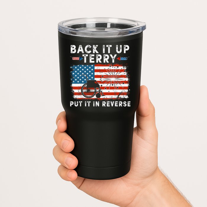 Back Up Terry Put It In Reverse Firework Funny 4th Of July Tumbler