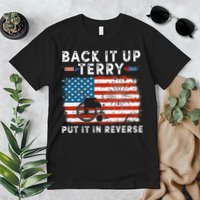 Back Up Terry Put It In Reverse Firework Funny 4th Of July Premium T-Shirt