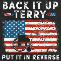 Back Up Terry Put It In Reverse Firework Funny 4th Of July 25L Jumbo Tote