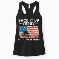 Back Up Terry Put It In Reverse Firework Funny 4th Of July Womens Tank Top