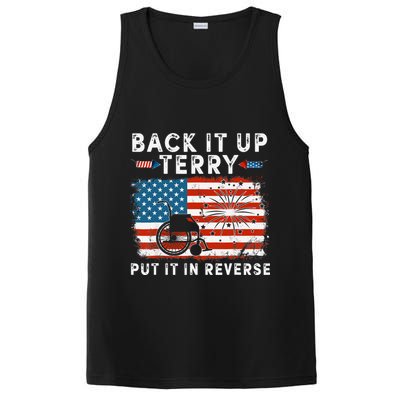 Back Up Terry Put It In Reverse Firework Funny 4th Of July PosiCharge Competitor Tank