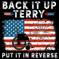 Back Up Terry Put It In Reverse Firework Funny 4th Of July Wool Snapback Cap