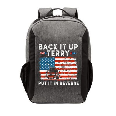 Back Up Terry Put It In Reverse Firework Funny 4th Of July Vector Backpack