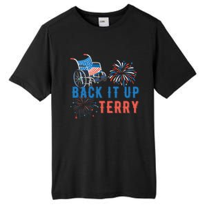 Back Up Terry Put It In Reverse Fireworks Independence Day Great Gift Tall Fusion ChromaSoft Performance T-Shirt