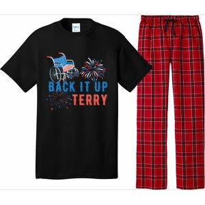 Back Up Terry Put It In Reverse Fireworks Independence Day Great Gift Pajama Set