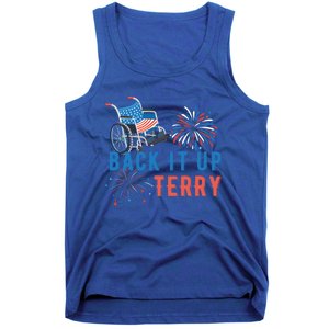 Back Up Terry Put It In Reverse Fireworks Independence Day Great Gift Tank Top