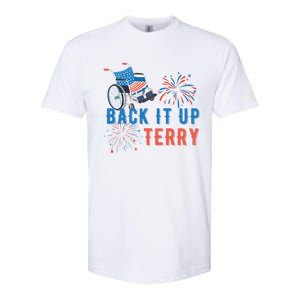 Back Up Terry Put It In Reverse Fireworks Independence Day Great Gift Softstyle CVC T-Shirt