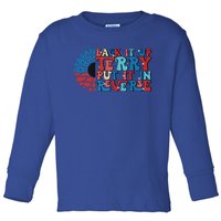 Back Up Terry Put It In Reverse Funny 4th Of July Firework Gift Toddler Long Sleeve Shirt